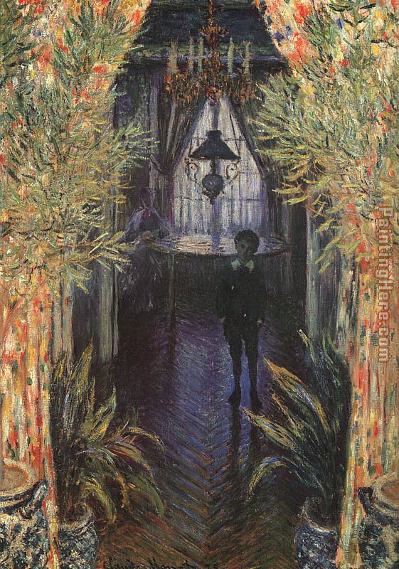 A Corner of the Apartment painting - Claude Monet A Corner of the Apartment art painting